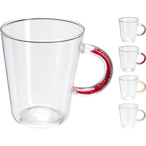 BICCHIERE VETRO 450ML 4ASS